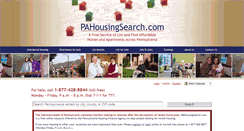 Desktop Screenshot of pahousingsearch.com